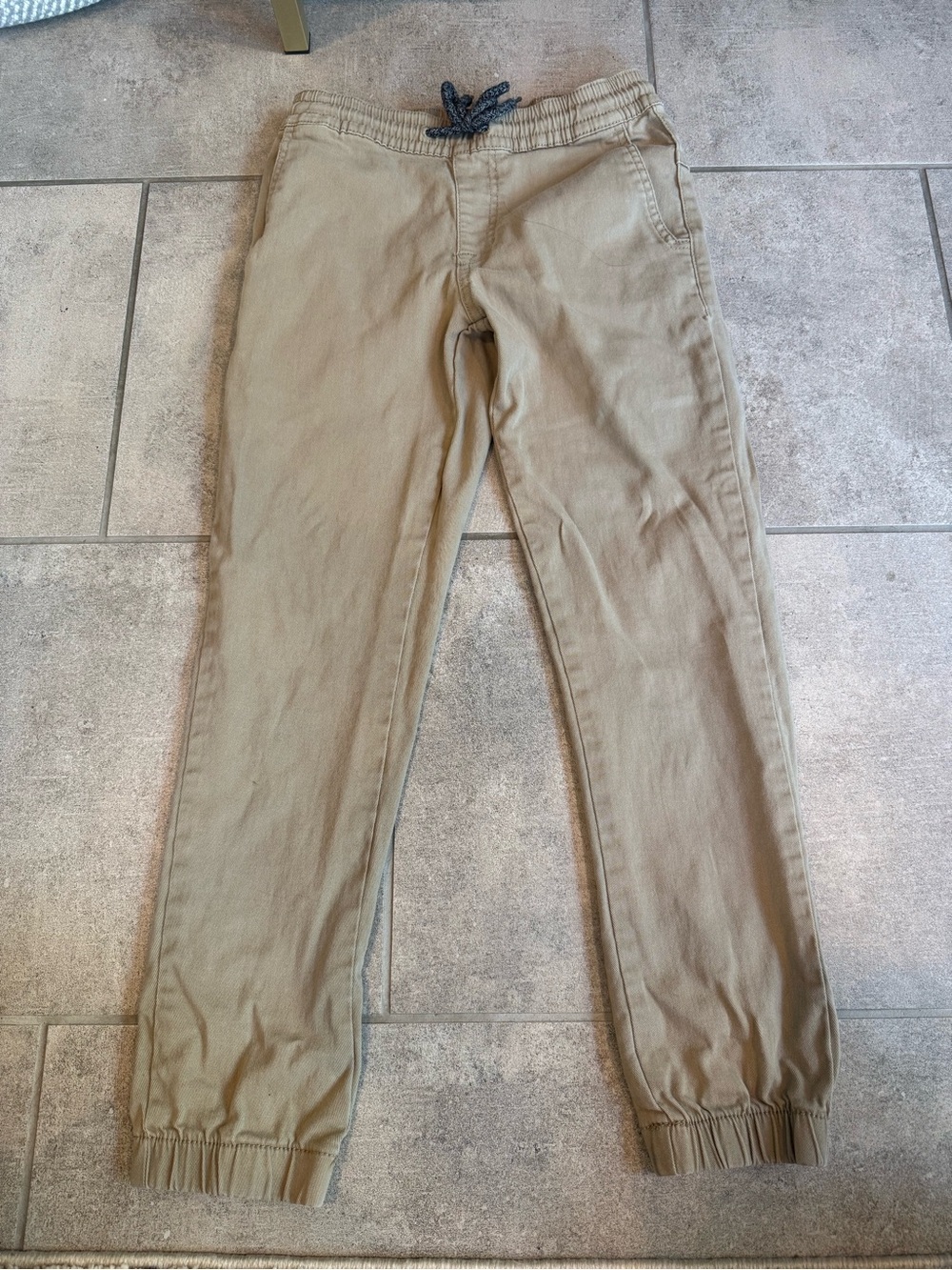 Volcom Boys Khaki Drawstring Jogger style Pants